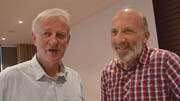 HEV-Steckborn-Präsident Konrad Häberlin und Christian Dettwiler, Chef Amt für Geoinformation Thurgau. (Bild: Margrith Pfister-Kübler)
