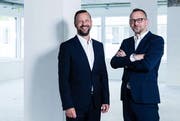 Roger (links) und Marcel Baumer, Inhaber der Hälg-Gruppe. (Bild: PD)