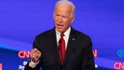 "Der korrupteste Präsident in der Geschichte des Landes": Der demokratische Präsidentschaftsbewerber und frühere Vizepräsident Joe Biden bei der TV-Debatte in Ohio über Amtsinhaber Donald Trump. (Bild: KEYSTONE/AP/JOHN MINCHILLO)