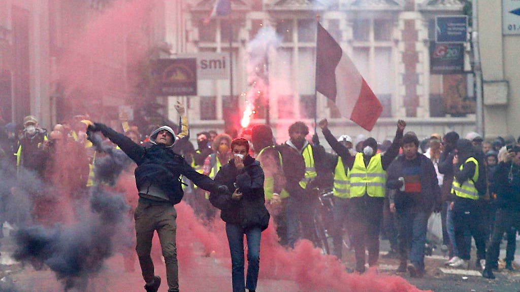 Krawalle bei Gelbwesten-Demos in Frankreich und Belgien | St.Galler Tagblatt