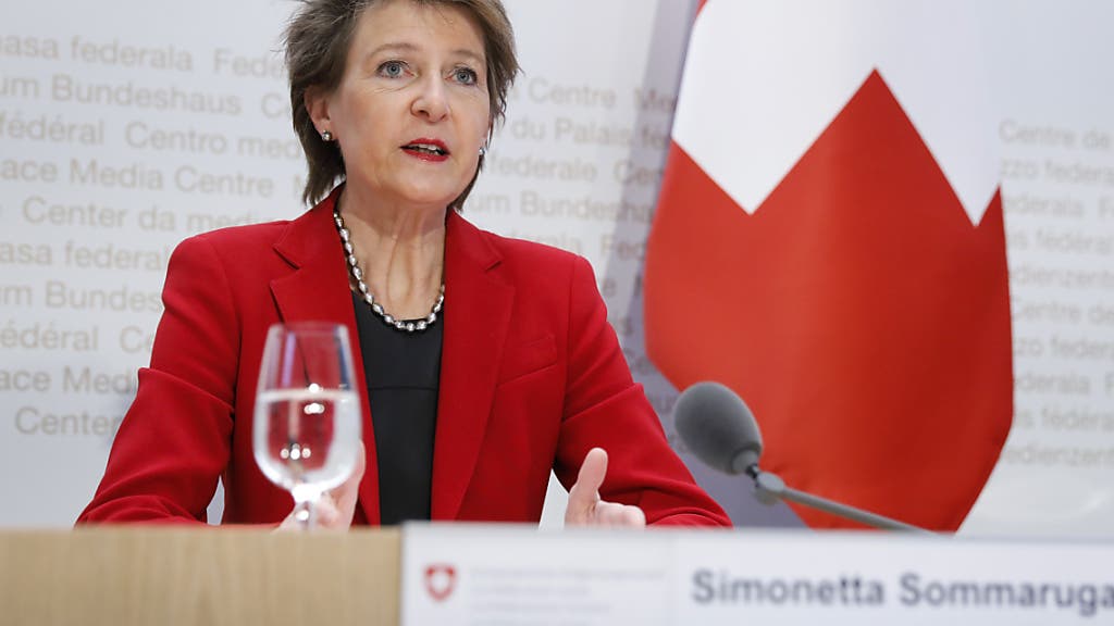 Sommaruga will Lockerungen mit Schutzkonzept begleiten ...