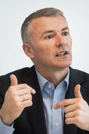 «Im Moment sind wir noch zu sehr ein Händler und sehr stark auf Produkte fixiert»: Peter Bruhin, Chef der Laveba-Genossenschaft. (Bild: Benjamin Manser)