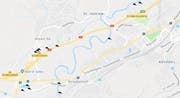 Insgesamt wurde bisher 13 Mal ein Biber in St.Gallen und in unmittelbarer Nähe zur Stadt gesichtet und in der Datenbank von Stadtwildtiere.ch eingetragen. (Bild: Screenshot/Stadtwildtiere.ch)