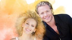 Traten beim Konzert «Musicalstars for Charity» in der Tonhalle St.Gallen auf: Sabrina Weckerlin und Mark Seibert, Superstars des deutschsprachigen Musicals. (Bild: PD)