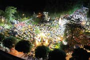 Der «Donnschtig-Jass» wurde live aus dem Jakob-Züllig-Park gesendet. (Bild: Manuel Nagel)