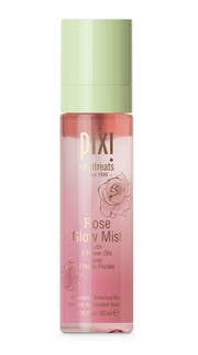 Fixiert das Make-up und wirkt glättend: der Rose Glow Mist von Pixis Skintreats (31 Franken)