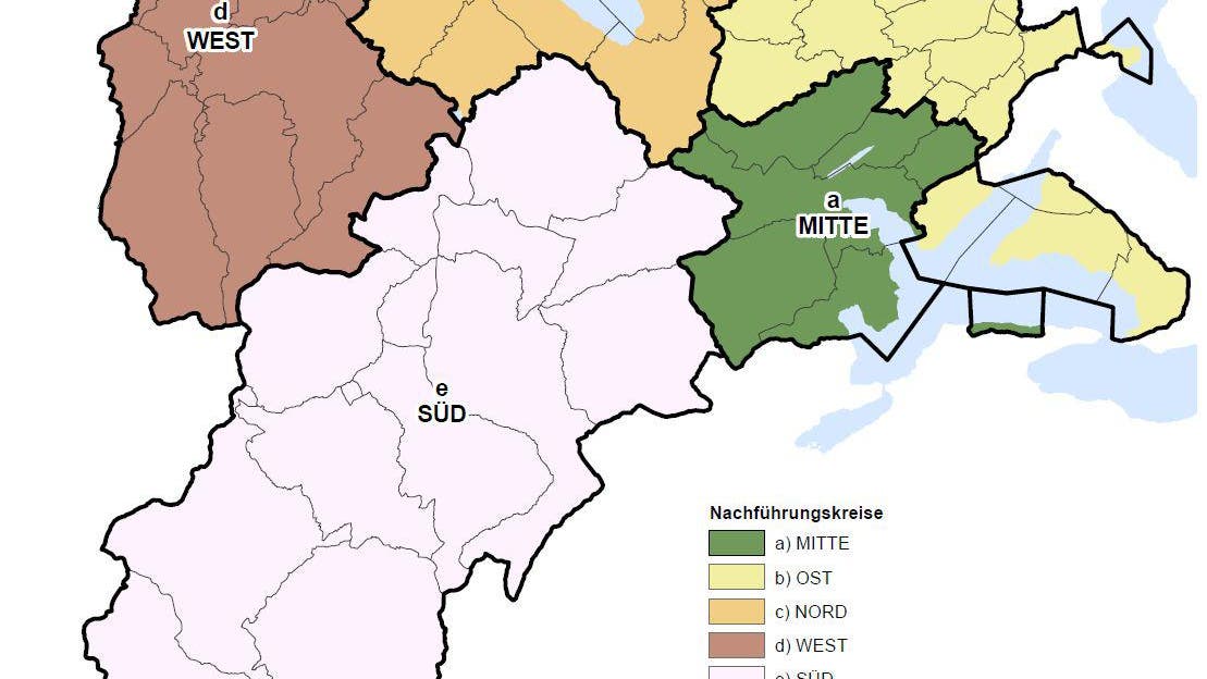 Kanton Luzern zieht neue Vermessungskreise