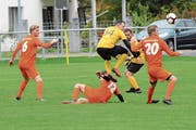 Wattwil Bunt blieb im letzten Spiel ohne Punkte, setzte als Neuling aber speziell in der Rückrunde zu einem Höhenflug an. Silvan Bechtiger mit der Nummer 14 gehörte zu den tragenden Säulen. (Bild: Beat Lanzendorfer)