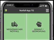 Die Ansicht der für den Thurgau angepassten Notfall-Apps für Schulen. (Bild: PD)