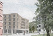 So soll sich das Pflegewohnhaus dereinst präsentieren. (Visualisierung: PD)