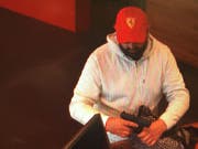 Bild des unbekannten Täters. (Screenshot Überwachungskamera/Luzerner Polizei)