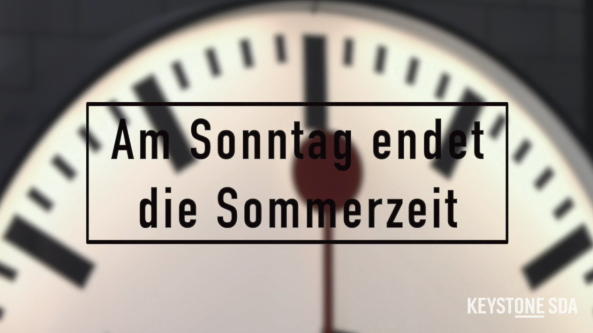 Video Am Sonntag Endet Die Sommerzeit