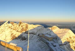 Pilatus, 8 Uhr, 3. Oktober 2019 (Bild: Webcam)