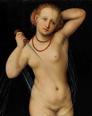 Lucas Cranachs «Lucretia». (Bild: Kunstmuseum Basel - Martin P. Bü)