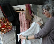 Claudia Bertschi sammelt für ein wohltätiges Projekt. (Bild: Markus Bösch)