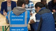 ORS betreibt in der Schweiz über 100 Flüchtlingsunterkünfte.Bild: Keystone (Bild: KEYSTONE)