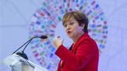 Die neue Währungsfonds-Chefin Kristalina Georgieva im Vorfeld der aktuellen Jahrestagung. Bild: Erik S. Lesser/EPA (Washington, 8. Oktober 2019) (Bild: keystone-sda.ch)