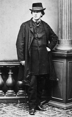 Porträt von Carl Spitteler aus dem Jahr 1865. (Bild: Nachlass Carl Spitteler, Schweizerisches Literaturarchiv, Bern)
