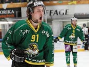 Torjubel bei den Leuten: So kennt man Michael Loosli in Weinfelden. (Bild: Mario Gaccioli, 1. März 2019)