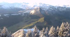 Stanserhorn, 8 Uhr, 3. Oktober 2019. (Bild: Webcam)