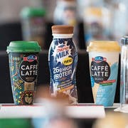 Emmi-Caffé-Produkte des Milchverarbeiters Emmi. (Bild: Urs Flüeler/Keystone (Luzern, 5. März 2018))
