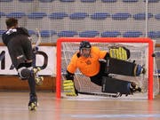 Torhüter Marc Blöchlinger pariert einen Abschlussversuch. (Bild: PD)
