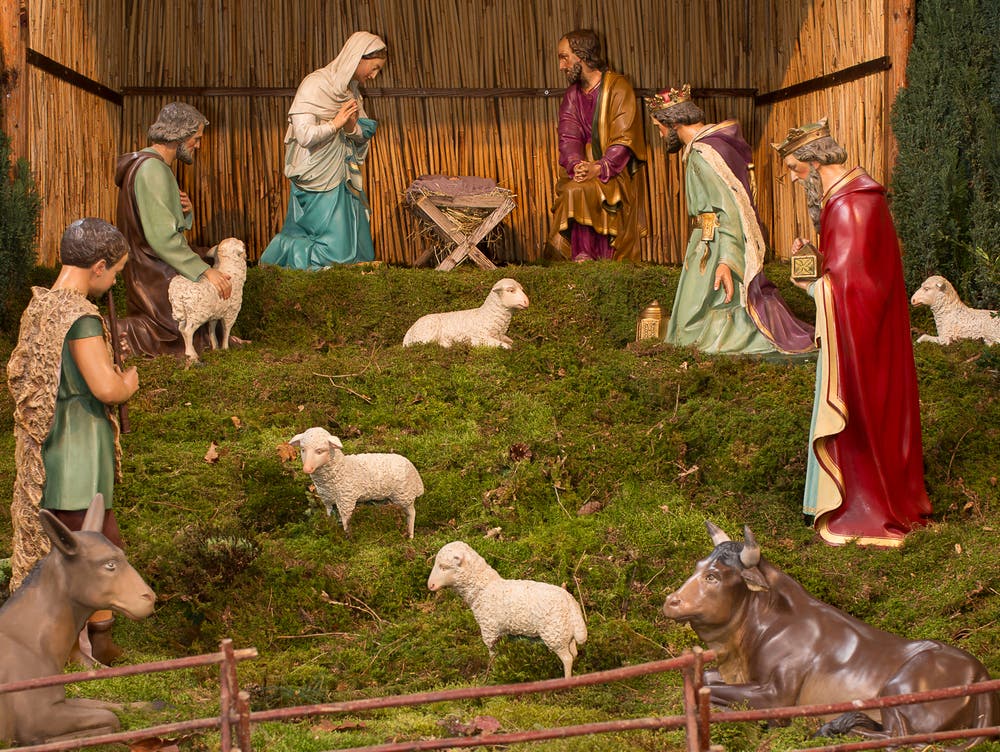 Wunderschöne Krippe in der Kapelle St. Blasius (Bild: Priska Ziswiler-Heller (Alberswil, 22. Dezember 2018))