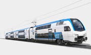 Visualisierung eines Doppelstöckers des Typs Kiss von Stadler. (Bild: PD)