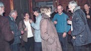 Arthur Lieberherr schaute mit Gemeinderäten und Gästen auf seine 18jährige Amtszeit zurück. (Bild: PD)