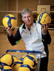 Volleyball ist für René Langenegger eine Herzenssache, obwohl er früher Einzelsportler war. (Bild: Ralph Ribi)