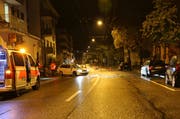 Die Unfallstelle vor dem Haus Langgasse 53.