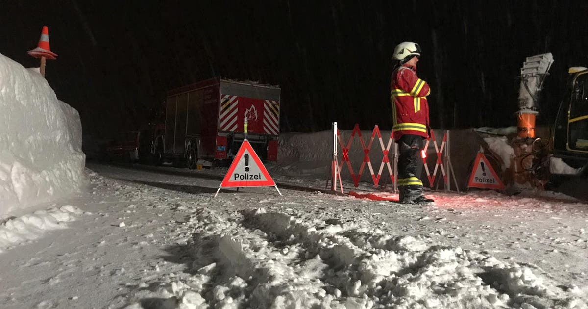 Lawine auf der Schwägalp niedergegangen +++ Hotel Säntis ...