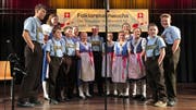 Das Kinderjodelchörli Grabs überzeugte die Juroren. (Bild: PD)