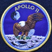 Das Schulterabzeichen der drei Astronauten auf der Apollo 11-Mission. (Bild: PD)