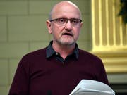 Thomas Schwager bei einem Auftritt im St.Galler Kantonsrat während der November-Session 2018. (Bild: Regina Kühne - 27. November 2018)