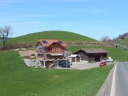 Rundhöcker bei Spüele in der Gemeinde Entlebuch: Ein vom Waldemme-Gletscher rundgeschliffener Molassehügel. (Bild: PD)