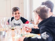 Am bereits bestehenden Mittagstisch im Schulhaus Bürgli. (Bild: Stadt St.Gallen/PD)