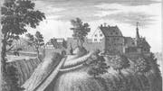 Die Burg «Neu-Griesenberg». Der Stammsitz von Heinrich IV und seiner Familie. (Bild: PD/Bibliothèque publique et universitaire, Neuenburg=