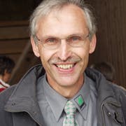 Ruedi Huber während seiner Zeit als Berufsschullehrer im Arenenberg. (Bild: Ida Sandl (4.10.2005))