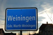 Ortseingangstafel von Weiningen. (Bild: Nana do Carmo)