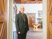 Marian Eleganti, Weihbischof des Bistums Chur. (Bild: Gaetan Bally / Keystone (Chur, 10. Januar 2013))