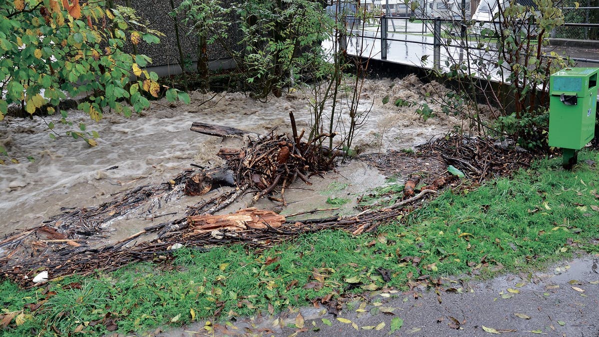 Siedlungsgebiet in Unterwasser vor Überschwemmung schützen ...