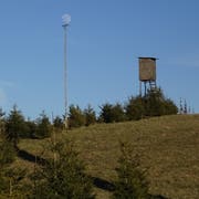 Der Vollmond am Montag in Oberneunforn. (Bild: Claude Besançon)