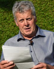 Gemeindepräsident Albert Amgarten.