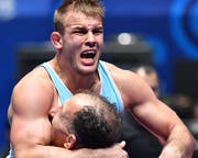 Grenzenloser Jubel bei Stefan Reichmuth. (Bild: Aleksandar Djorovic/freshfocus, Astana, 21. September 2019)
