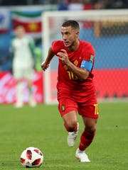 Eden Hazard, hier für Belgien an der WM: Bald in Madrid? Bild: Georgi Licovski/Keystone