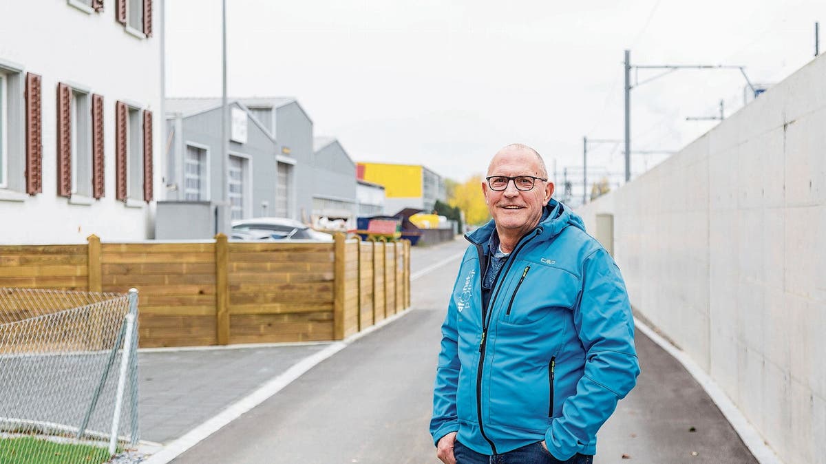 Er wohnte während dem Bau direkt neben den Gleisen «Wir