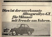 Volvo-Inserat erschienen am 6. September 1968. (Bild: PD)
