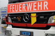 Remo Kuster (48) tritt als Kommandant der Feuerwehr Alpnach ab. Fotografiert im Feuerwehrlokal für die Sparte Rückblick/Ausblick