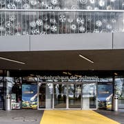 Der Eingangsbereich des Verkehrshauses. (Bild: Pius Amrein, Luzern, 15. Januar 2019)